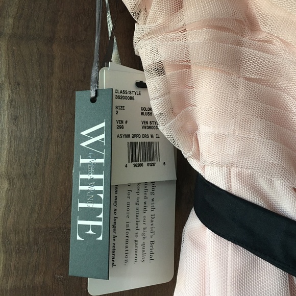 NWT White by Vera Wang Bobbin Net Illusion sz 2 - Picture 5 of 10